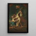 Saint Sebastian and the Women - Paul Troger — framed artwork on a wall