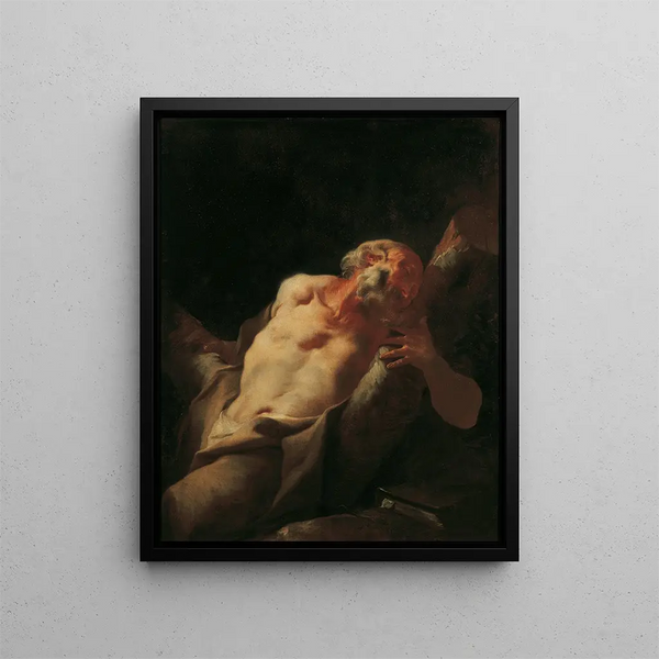 L'apôtre André - Paul Troger — framed artwork on a wall