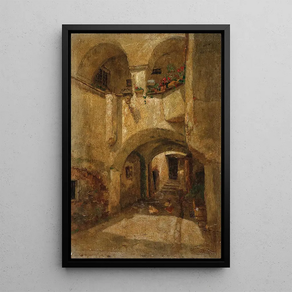 in the Wachau region - Paul Unbereit — framed artwork on a wall