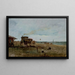 French Landscape Painting - Paul Vernon — framed artwork on a wall