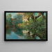 A stream in spring - Paul von Spaun — framed artwork on a wall