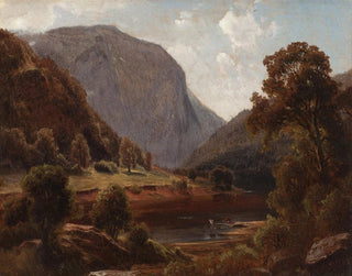 Landscape of the Hudson River - Paul Weber — artwork view