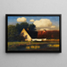 Mother with children playing - Paul Wilhelm Keller-Reutlingen — framed artwork on a wall