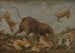 Buffalo attacked by dogs - Paul de Vos — artwork view