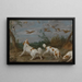 Partridge Hunt - Paul de Vos — framed artwork on a wall