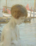 Young Girl at the Port - Paul Émile Chabas — artwork view