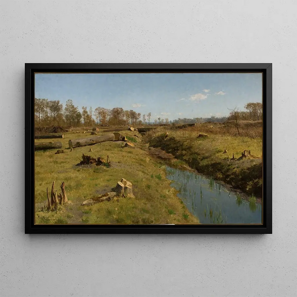 Beginning of Spring - Paul von Ravenstein — framed artwork on a wall