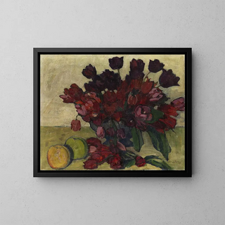 Nature morte aux fleurs - Paul von Schlippenbach — framed artwork on a wall