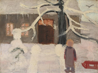 Boy in the Snow - Paula Modersohn-Becker — artwork view