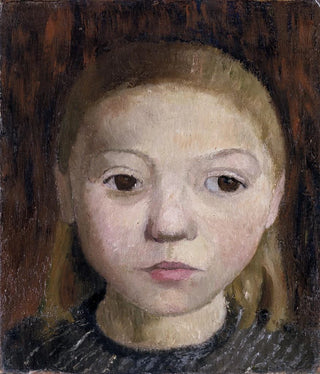 Paula ModersohnBecker - Head of a Girl.webp