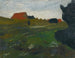 Landscape with Bush and Red Houses - Paula Modersohn-Becker — artwork view