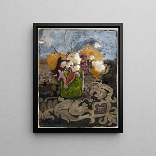 Paula ModersohnBecker - Still Life with Green Vase.webp