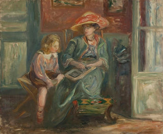 Madame Paul Valéry et son fils Claude - Paule Gobillard — artwork view