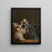 The piano lion - Pauline Auzou — framed artwork on a wall