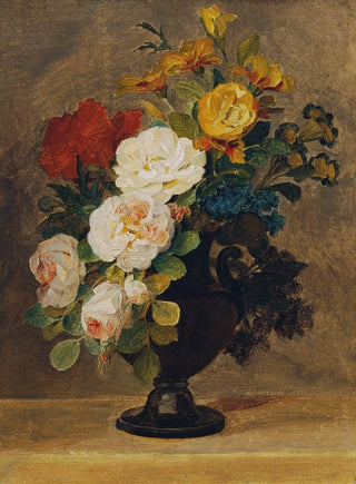 Pauline KoudelkaSchmerling - Blumenstrau in antiker Vase.webp