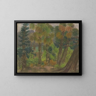 Palm Forest - Pauline Kowarzik — framed artwork on a wall