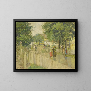 After the Rain - Pauline Palmer — framed artwork on a wall