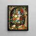 a large bouquet of flowers in a Greek vase - Pauline von Koudelka-Schmerling — framed artwork on a wall