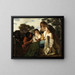 The Flower Seller - Paulus Bor — framed artwork on a wall
