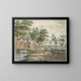 Rural Navigation Painting near Voorburg - Paulus Constantijn la Fargue — framed artwork on a wall