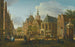 The Hague View of Groenmarkt near Westeinde towards the west - Paulus Constantijn la Fargue — artwork view