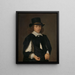 Portrait painting of Dirck Hendrick Meulenaer - Paulus Hennekyn — framed artwork on a wall
