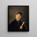 Study of a Tronie of a Head by Philo of Alexandria - Paulus Lesire — framed artwork on a wall