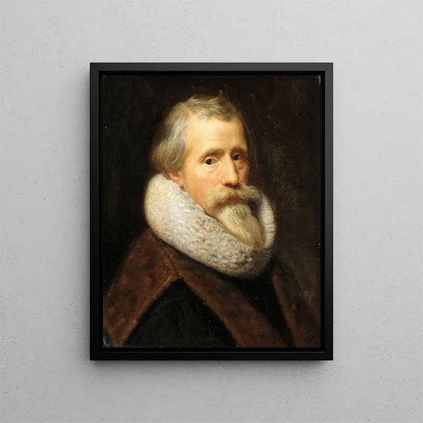 Self-portrait Painting - Paulus Moreelse — framed artwork on a wall