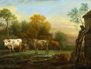 Livestock in a Meadow - Paulus Potter — artwork view