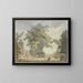 The Overveen neighborhood near Haarlem - Paulus van Liender — framed artwork on a wall