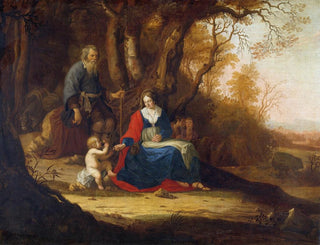 Repos pendant la fuite en Égypte - Paulus van Vianen II — artwork view