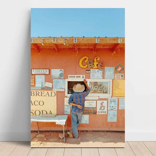 Break at the desert café | Photo decoration