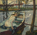 Hartmannsberg rowing boat pause - Leo Putz — artwork view