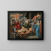 Triumph of virtues over vices - Pauwels Franck — framed artwork on a wall