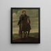 The Prince Frederik Hendrik on horseback - Pauwels van Hillegaert — framed artwork on a wall