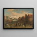 The dismissal of mercenaries Waardgelders in the service of the municipal government by Prince Maurits on the Neude, Utrecht, July 31, 1618 - Pauwels van Hillegaert — framed artwork on a wall