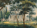 a country residence, perhaps the country house of General Moreau in Morrisville, Pennsylvania - Pavel Petrovich Svinin — artwork view