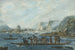 Scene of ferry on the Susquehanna at Wrights Ferry near Havre de Grace - Pavel Petrovich Svinin — artwork view