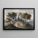 Tomb of General Washington at Mount Vernon - Pavel Petrovich Svinin — framed artwork on a wall