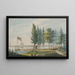 Philadelphia from the other side of the Delaware River - Pavel Petrovich Svinin — framed artwork on a wall