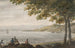 Fishermen of Alosa on the riverbank of the Hudson River - Pavel Petrovich Svinin — artwork view