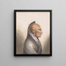 The Chief of the Little Osages - Pavel Petrovich Svinin — framed artwork on a wall