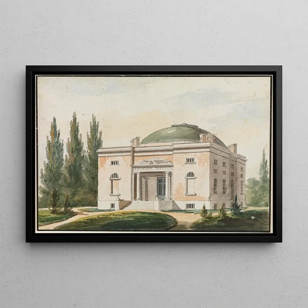L'Académie des beaux-arts de Pennsylvanie, Philadelphie - Pavel Petrovich Svinin — framed artwork on a wall