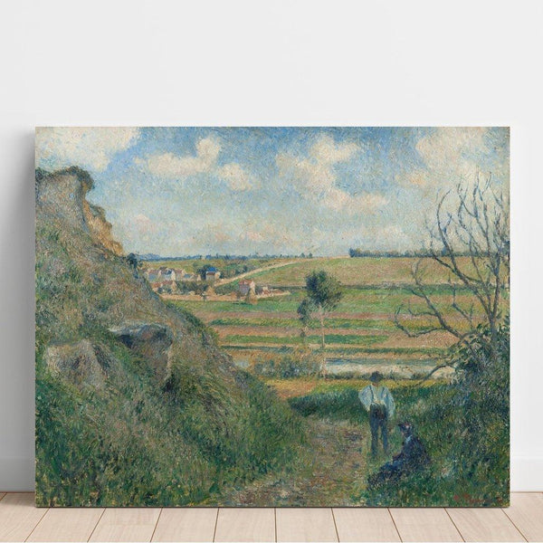 Reproduction of the painting Landscape, Bazincourt - Camille Pissarro