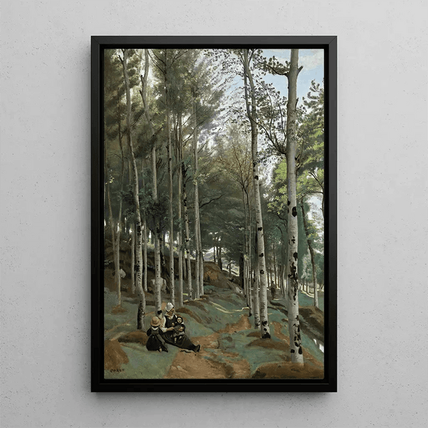 Reproduction of the painting Landscape Painting of Brittany - Jean-Baptiste Camille Corot