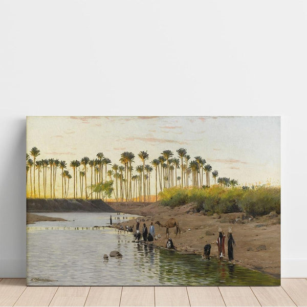 Reproduction of the painting Egyptian Landscape Painting - Wilhelm Kuhnert