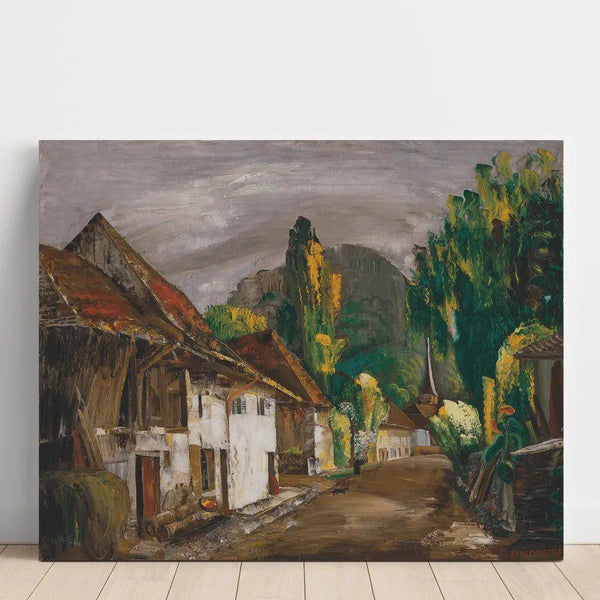 Reproduction of the painting Landscape Painting Haute-Savoie - Boris Grigoriev