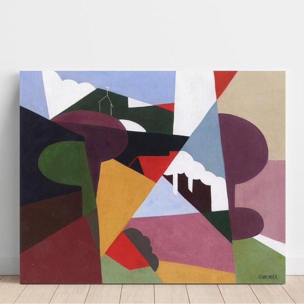 Reproduction of the painting Landscape Painting, La Ciotat - Georges Valmier