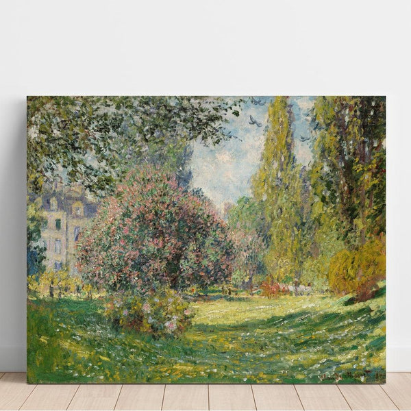 Reproduction of the painting Landscape; Le Parc Monceau - Claude Monet