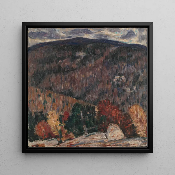 Landscape No 25 - Marsden Hartley — framed artwork on a wall